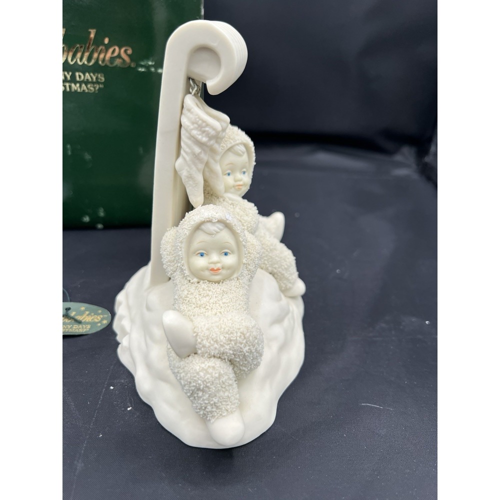 🎄 Dept 56 Snowbabies "How Many Days Til Christmas" Figurine ⛄ - Picture 7 of 8